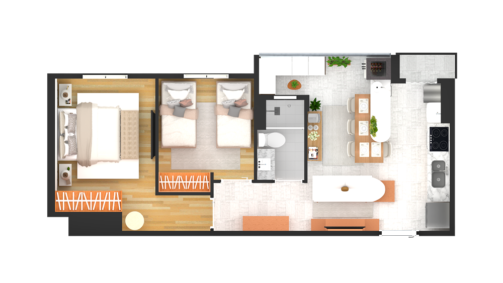 Planta Unidade 2 - Opção 2